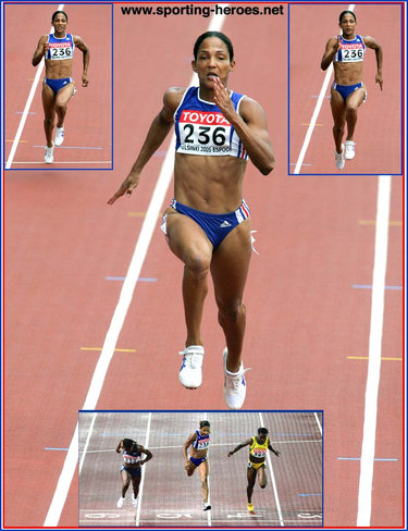 Christine Arron - France - 2005 World Champs 100m bronze medal