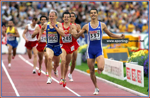 Mehdi Baala - France - European Championships 1500m Gold medals.