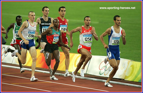 Mehdi Baala - France - 4th in the 1500m at the 2008 Olympic Games (result)