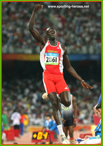 Ndiss Kaba Badji - Senegal - 6th in the Long Jump at the 2008 Olympic Games.