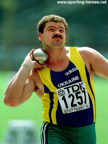 Aleksandr Bagach - Ukraine - Shot put medals at all the major Championships.