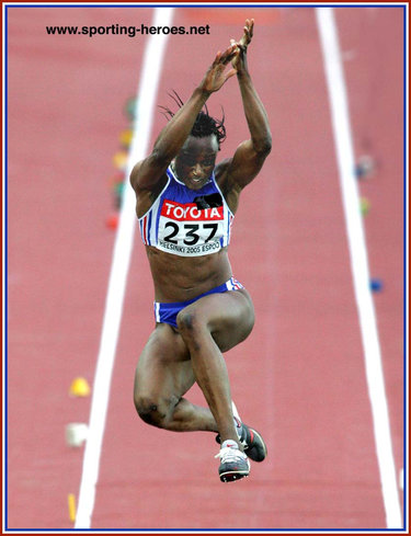 Eunice Barber - France - 2005 World Champs Long Jump bronze medal.