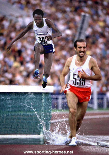 Filbert Bayi - Tanzania - Steeplechase silver in Moscow