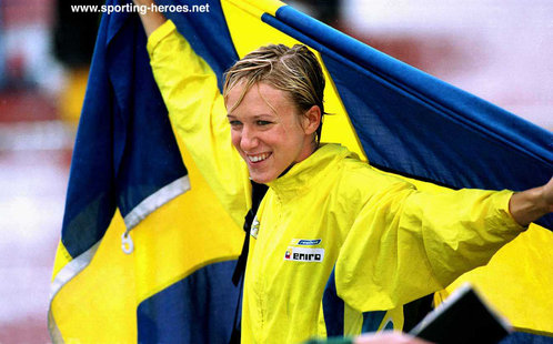Kajsa Bergqvist - Sweden - High Jump Gold at 2002 European Athletics Championship.