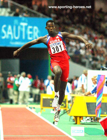 Yoandri Betanzos - Cuba - 2003 World Champs Triple Jump silver medal.