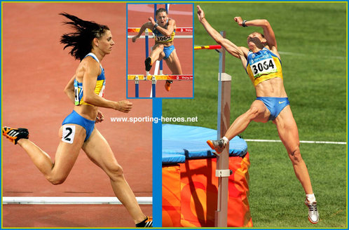 Lyudmila Blonska - Ukraine - 2007 World Championships silver medal.