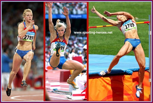 Anna Bogdanova - Russia - 6th in the Heptathlon at the 2008 Olympic Games.