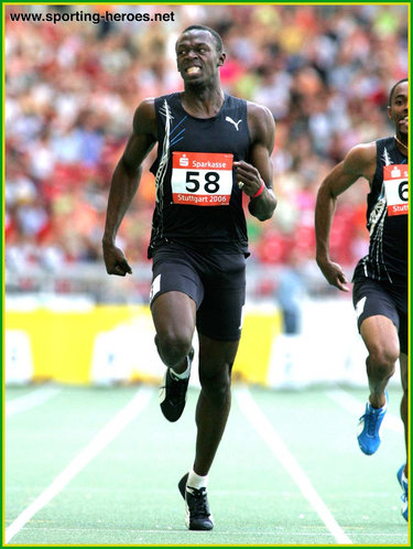 Usain Bolt - Jamaica - 3rd over 200m at 2006 GP Final, 2nd at World Cup.