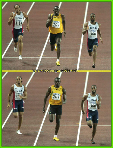 Usain Bolt - Jamaica - 2007 World Championships 200m silver medal.