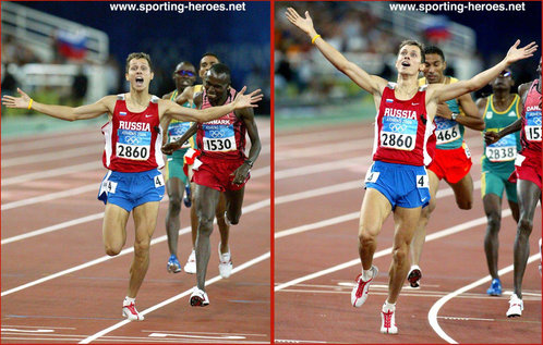 Yuriy Borzakovskiy - Russia - 2004 Olympic 800m Champion
