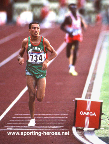 Brahim Boutayeb - Morocco - 1988 Olympic Games 10,000m Champion.