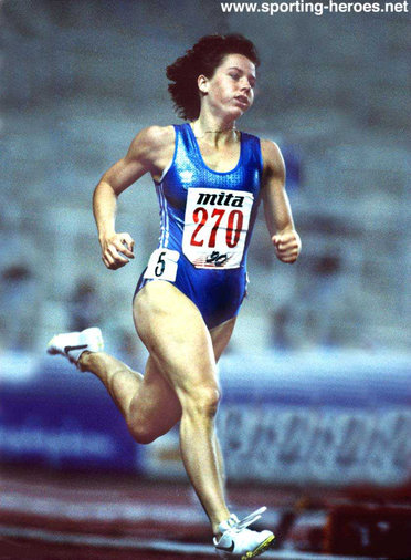 Grit Breuer - East Germany - Gold medals at the 1990 European Championships.
