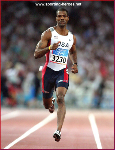 Derrick Brew - U.S.A. - 2004 Olympics 400m bronze & 4x400m Gold medals.