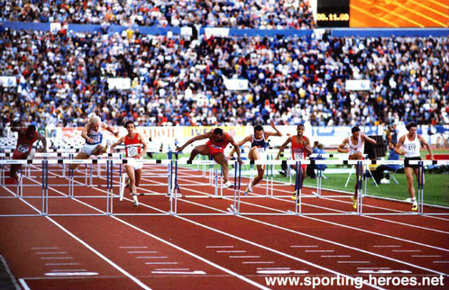 Arto Bryggare - Finland - Five major medals in the 110m Hurdles.