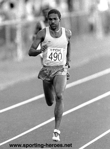 Bert Cameron - Jamaica - Commonwealth & World 400m Champion.