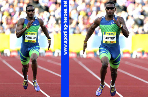Xavier Carter - U.S.A. - 2nd fastest 200m run in history with 19.63 in July 2006