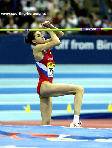 Anna Chicherova - Russia - 2003 World Indoors High Jump bronze (result)