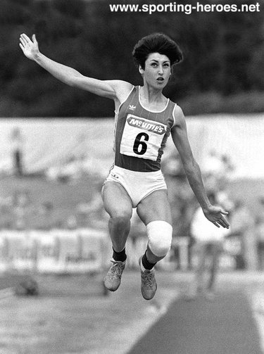 Galina Chistyakova - U.S.S.R. - First women to long jump over 7.50 metres.