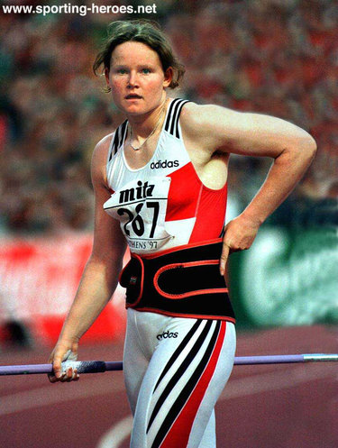 Tanja Damaske - Germany - Javelin World bronze in 1997, European Gold in 1998.