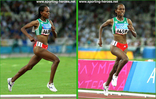 Meseret Defar - Ethiopia - 2004 Olympic 5000m Champion (result)