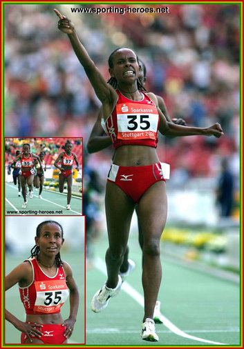 Meseret Defar - Ethiopia - 3000m winner at 2006 Grand Prix Final (result)