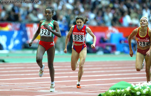 Tirunesh Dibaba - Ethiopia - 2003 World Champs 5000m.