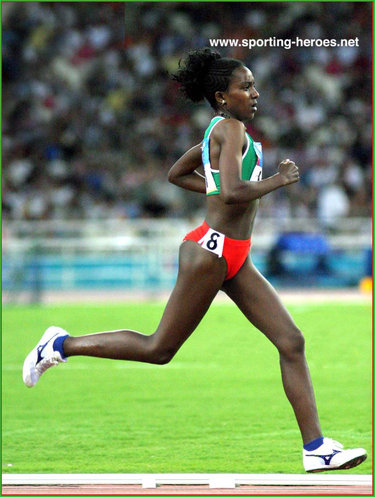Tirunesh Dibaba - Ethiopia - 2004 Olympic 5000m bronze.