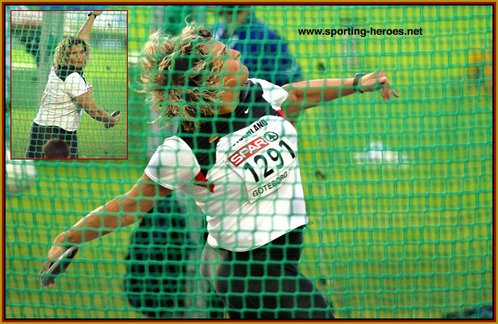 Franka Dietzsch - Germany - 2006 European Athletics Championships silver medal.