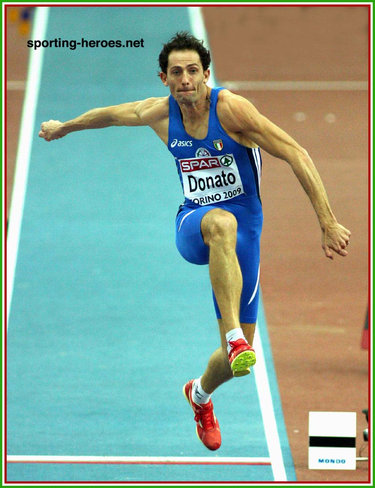 Fabrizio Donato - Italy - 2009 European Indoor Champs Triple Jump Gold (result)