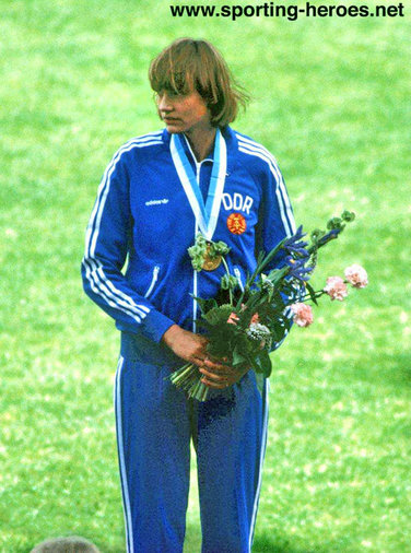 Heike Drechsler - East Germany - Biography of her athletics career 1983 - 1989.