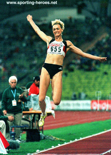 Heike Drechsler - Germany - 5th at 2002 European Championships
