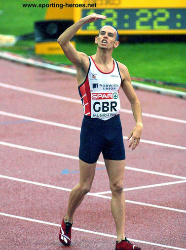 Matt Elias - Great Britain & N.I. - 2002 Championship medals over 400 metres.