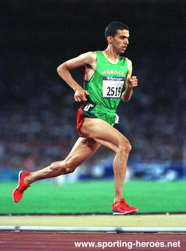Hicham El Guerrouj - Morocco - 'Only' the silver at the 2000 Olympics Games
