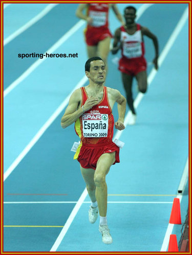 Jesus Espana - Spain - 2009 European Indoor 3000m bronze medal.