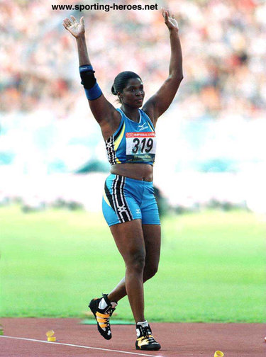 Laverne Eve - Bahamas - Javelin Gold at 2002 Commonwealth Games.