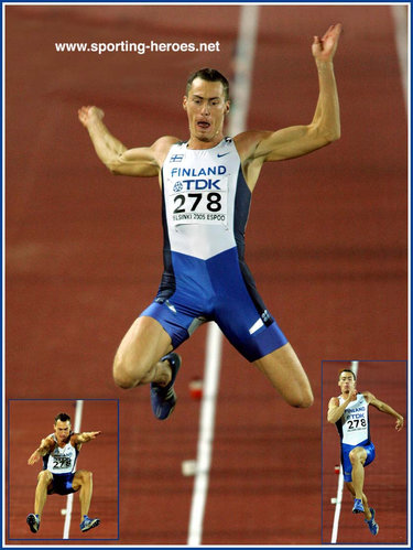 Tommi Evila - Finland - 2005 World Champs Long Jump bronze.