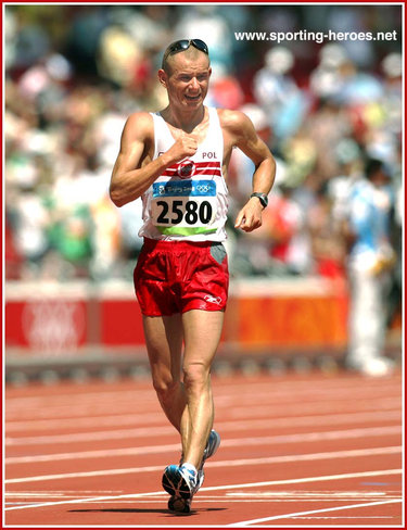 Rafal Fedaczynski - Poland - 8th in the 50km Walk at the 2008 Olympic Games.