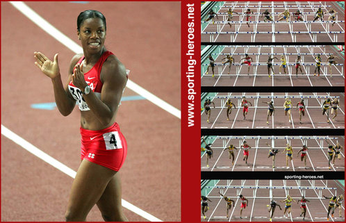 Perdita Felicien - Canada - 2007 World Championships 100m Hurdles silver.