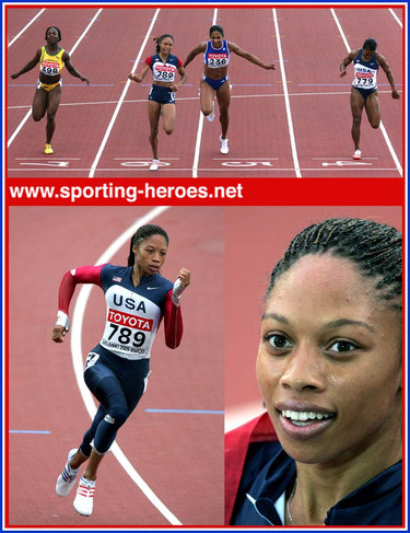 Allyson Felix - U.S.A. - 2005 World Championship Champion over 200 metres.