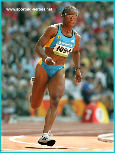 Debbie Ferguson-Mckenzie - Bahamas - 2008 Olympic Games 100m & 200m finalist.