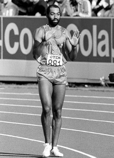 Greg Foster - U.S.A. - World 110m Hurdles champions three times.