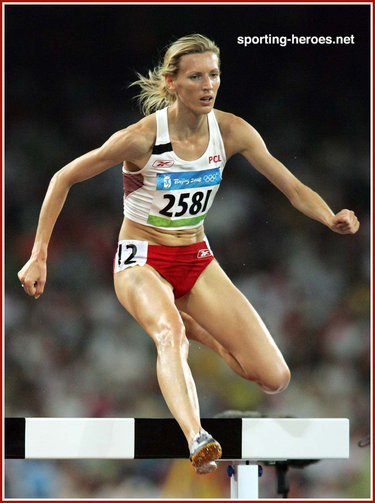 Wioletta Frankiewicz - Poland - 2008 Olympic finalist (& 2006 European medallist). Steeplechase.