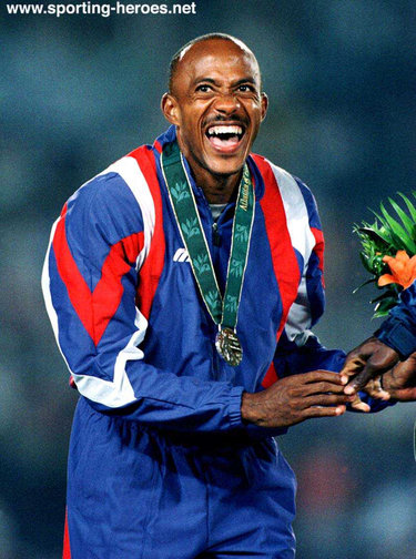 Frankie Fredericks - Namibia - Olympic sprint silver 'double' once again