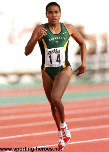 Cathy Freeman - Australia - 400 metres gold at 1997 World Championships.