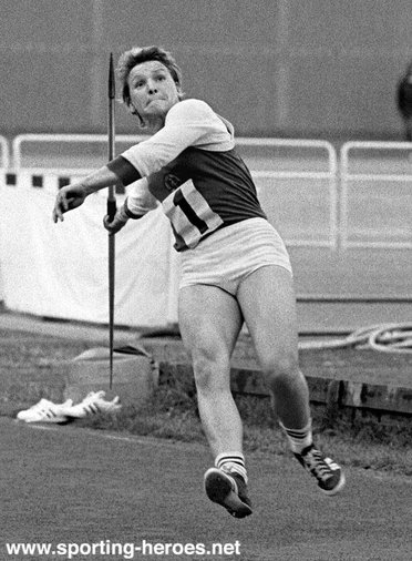 Ruth Fuchs - East Germany - Double Olympic Games Javelin Champion.