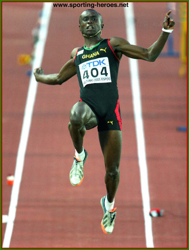 Ignisious Gaisah - Ghana - 2005 World Champs Long Jump silver medal.