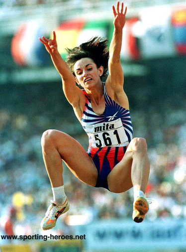 Lyudmila Galkina - Russia - Long Jump Gold medallist at 1997 World Chmpionships.