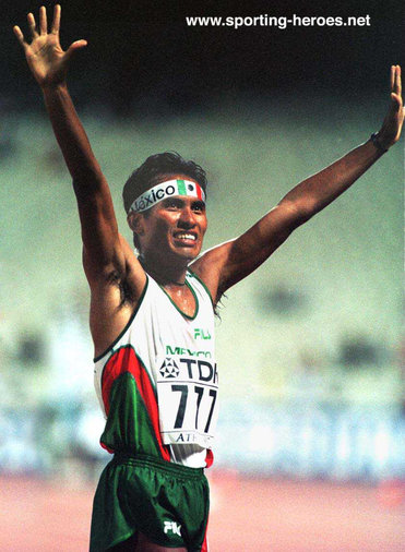 Daniel Garcia - Mexico - 20km Walk Gold at 1997 Worlds, bronze in 1999.
