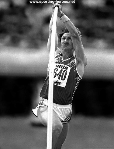 Rodion Gataullin - Russia - Four major medals in the Pole Vault.