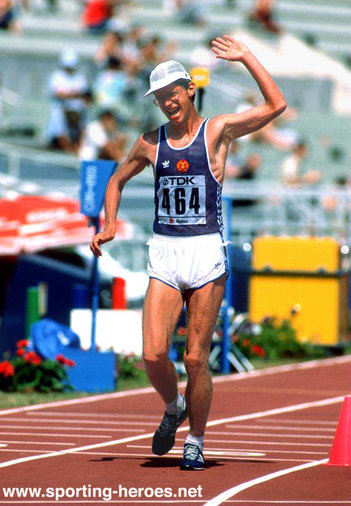 Hartwig Gauder - East Germany - Olympic, World & European 50km Walk Champion.